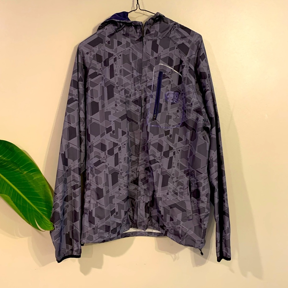 Ecko Function Abstract Geometric Purple Gray Wind… - image 1